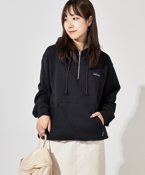 セール】THOUSAND MILE/サウザンドマイル HALF ZIP PARKER スウェット