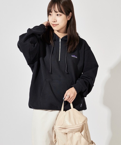 THOUSAND MILE/サウザンドマイル HALF ZIP PARKER スウェット生地