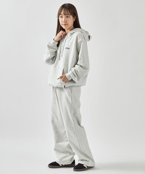 THOUSAND MILE（サウザンドマイル）の「THOUSAND MILE/サウザンドマイル HALF ZIP PARKER スウェット生地 ブランドロゴ ハーフジップパーカー（パーカー・メンズ・チャコール/ネイビー/ブラック/ライトグレー・XS/M/XL/L）」の12枚目の写真