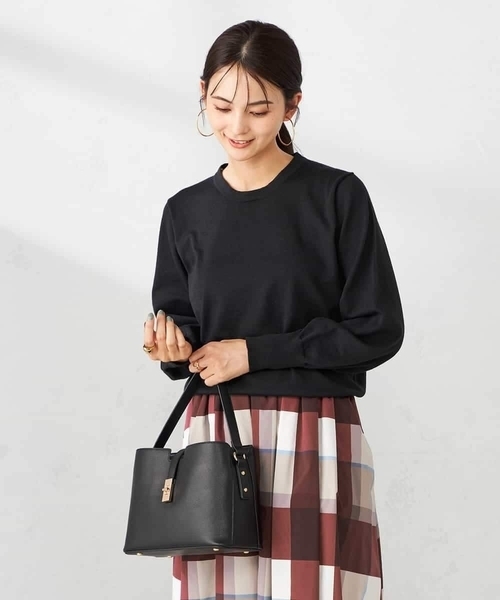 a.v.v(アーヴェヴェ)の「2WAYレースカラーニット(ニット/セーター・レディース・アイボリー/ブラック・38/40)」の20枚目の写真