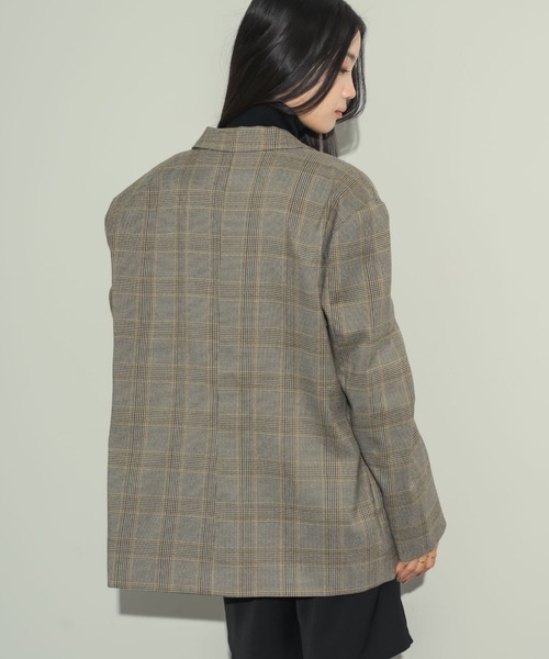 NEUNA（ヌナ）の「オーバーサイズテーラードジャケット（テーラードジャケット・レディース・ブラック/グレー/ブラウン・FREE）」の16枚目の写真