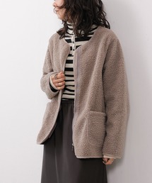 ふわふわモフモフジップボアジャケット