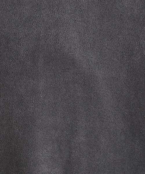 SHOO・LA・RUE（シューラルー）の「【S-LL】柔らかくて軽い さっと羽織れるフェイクスエードブルゾン【CIRCRIC】（カーディガン/ボレロ・レディース・ブラウン系/チャコールグレー・01/02/03/04）」の6枚目の写真