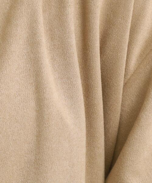 SHOO・LA・RUE（シューラルー）の「【S-LL】柔らかくて軽い さっと羽織れるフェイクスエードブルゾン【CIRCRIC】（カーディガン/ボレロ・レディース・ブラウン系/チャコールグレー・01/02/03/04）」の10枚目の写真