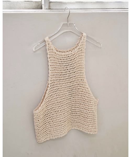 TODAYFUL(トゥデイフル)の「Scallop Knit Tanktop(タンクトップ・レディース・レッド/ブラック/アイボリー・FREE)」の14枚目の写真