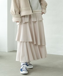 GLOBAL WORK（グローバルワーク）の「ティアードマキシスカート/AND YUA ANY/598237（スカート・キッズ）」