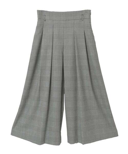 Liesse（リエス）の「【大草直子さんコラボ】大人ガウチョパンツ（その他パンツ・レディース・カーキ/ネイビー/チェック・2/3）」の7枚目の写真