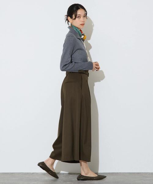 Liesse（リエス）の「【大草直子さんコラボ】大人ガウチョパンツ（その他パンツ・レディース・カーキ/ネイビー/チェック・2/3）」の19枚目の写真