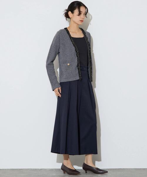 Liesse（リエス）の「【大草直子さんコラボ】大人ガウチョパンツ（その他パンツ・レディース・カーキ/ネイビー/チェック・2/3）」の22枚目の写真