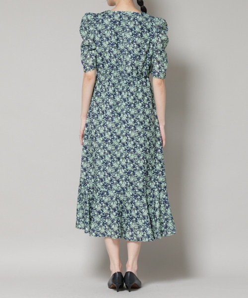 troisieme chaco/CUT JACQUARD PRINT ワンピース（ワンピース