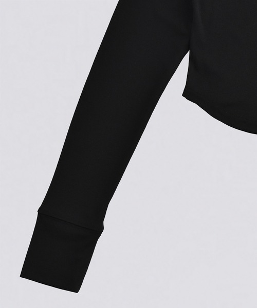 kiehtova（キエトヴァ）の「【kiehtova】SLUB POLO COLLAR TOPS/スラブ ポロカラー トップス KTWR49（ポロシャツ・レディース・ブラック/グリーン/バーガンディー・FREE）」の16枚目の写真