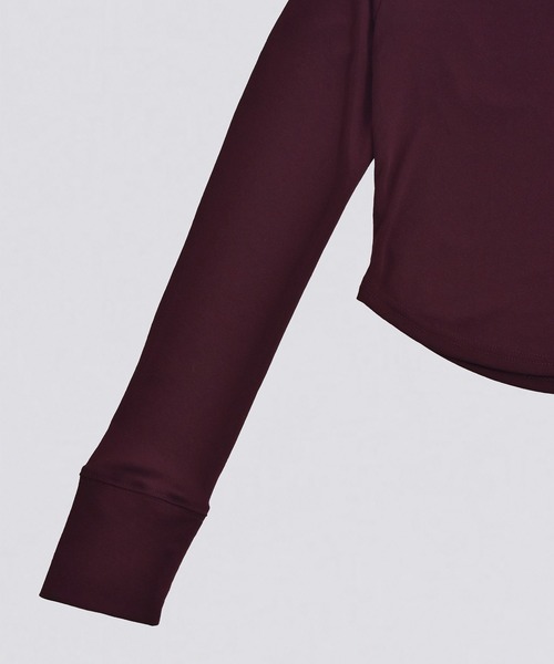 kiehtova（キエトヴァ）の「【kiehtova】SLUB POLO COLLAR TOPS/スラブ ポロカラー トップス KTWR49（ポロシャツ・レディース・ブラック/グリーン/バーガンディー・FREE）」の11枚目の写真