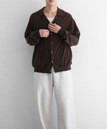 crepuscule（クレプスキュール）の「【EXCLUSIVE】crepuscule Open collar knit shirt（ニット/セーター）」