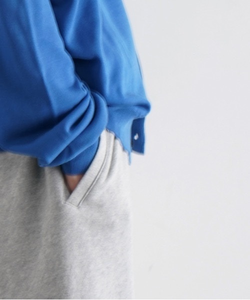 crepuscule（クレプスキュール）の「【EXCLUSIVE】crepuscule Open collar knit shirt（ニット/セーター・メンズ・ブルー/ホワイト/ブラック・1/2）」の10枚目の写真