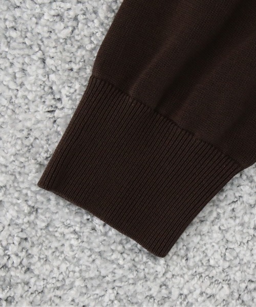 crepuscule(クレプスキュール)の「【EXCLUSIVE】crepuscule Open collar knit shirt(ニット/セーター・メンズ・ブルー/ホワイト/ブラック/ブラウン/ネイビー・1/2)」の17枚目の写真