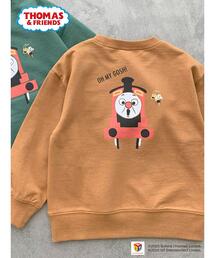 Samansa Mos2 Lagom | 【きかんしゃトーマス】バックプリントトレーナー(Tシャツ/カットソー)