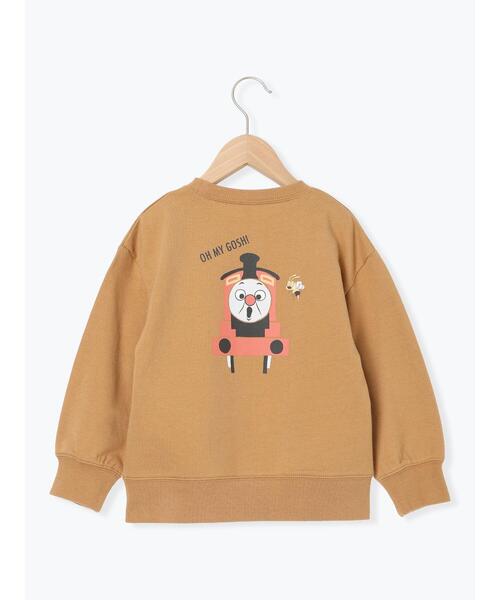 Samansa Mos2 Lagom（サマンサモスモスラーゴム）の「【きかんしゃトーマス】バックプリントトレーナー（Tシャツ/カットソー・キッズ・グリーン/キャメル・100/110/120/95）」の18枚目の写真