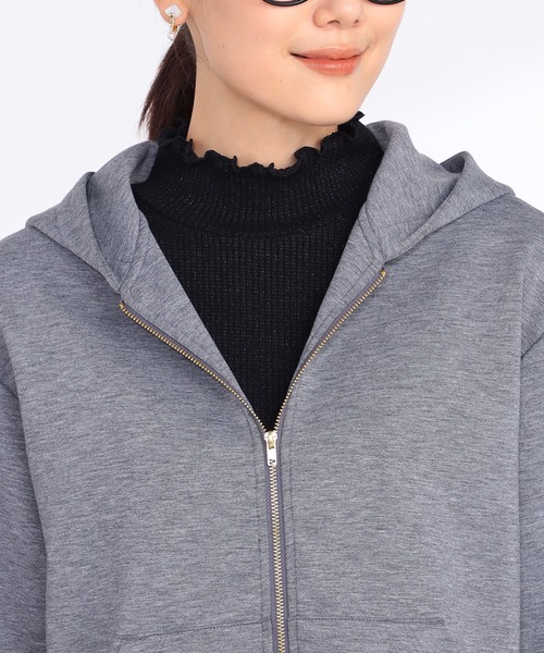 GALLORIA（ギャローリア）の「Wジップパーカー（パーカー・レディース・グレー/ライトベージュ・LL/L/M/S）」の10枚目の写真