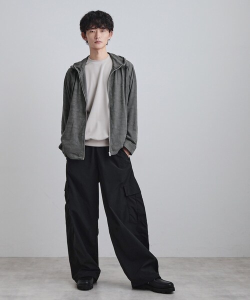 tk.TAKEO KIKUCHI（ティーケータケオキクチ）の「ジャカードジップパーカー（パーカー・メンズ・ダークブラウン/ブラック/グレー・02/03/04）」の5枚目の写真