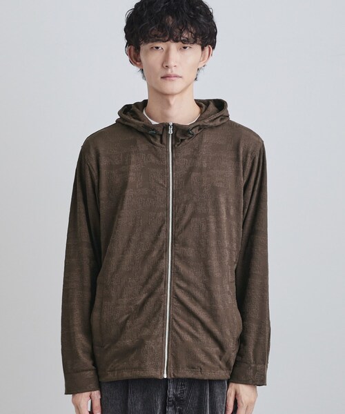 tk.TAKEO KIKUCHI（ティーケータケオキクチ）の「ジャカードジップパーカー（パーカー・メンズ・ダークブラウン/ブラック/グレー・02/03/04）」の16枚目の写真