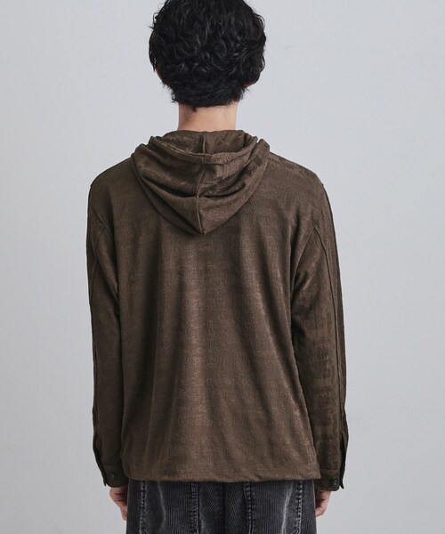 tk.TAKEO KIKUCHI（ティーケータケオキクチ）の「ジャカードジップパーカー（パーカー・メンズ・ダークブラウン/ブラック/グレー・02/03/04）」の18枚目の写真