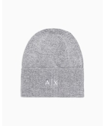 ARMANI EXCHANGE（アルマーニエクスチェンジ）の「【A|X アルマーニ エクスチェンジ】＜ZOZO限定＞AXロゴ ニット帽（ニットキャップ/ビーニー）」