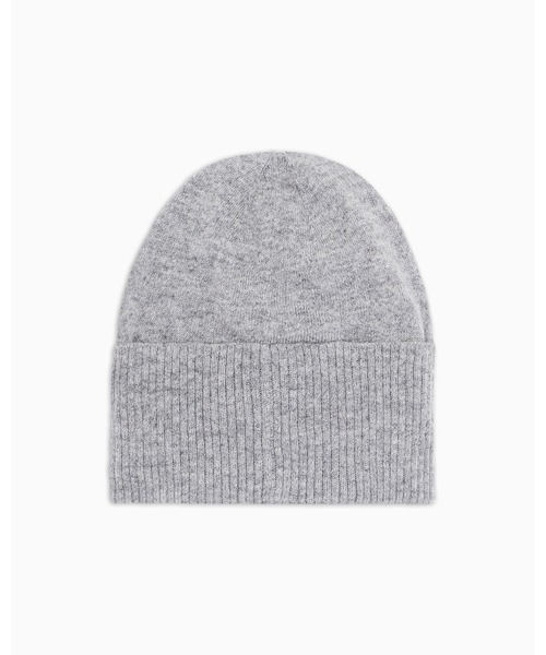ARMANI EXCHANGE(アルマーニエクスチェンジ)の「【A|X アルマーニ エクスチェンジ】<ZOZO限定>AXロゴ ニット帽(ニットキャップ/ビーニー・レディース・グレー/ブラック・FREE)」の3枚目の写真
