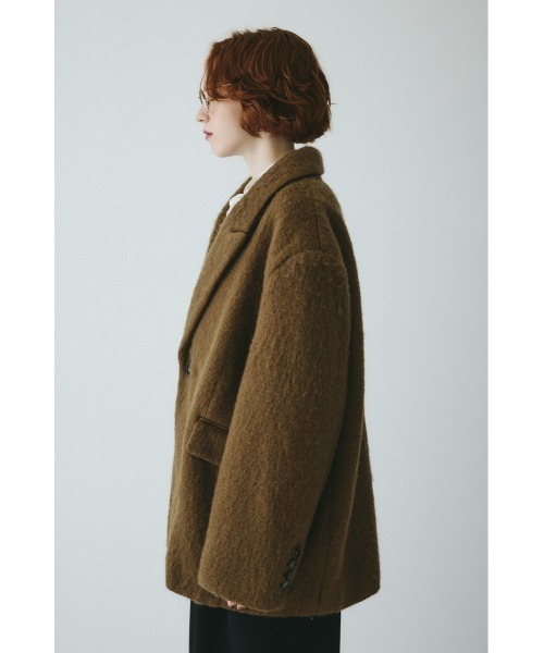 HeRIN.CYE（ヘリンドットサイ）の「Shaggy big jacket　　シャギービッグジャケット（その他アウター・レディース・ブラウン/ベージュ/ライトピンク・38/36）」の12枚目の写真