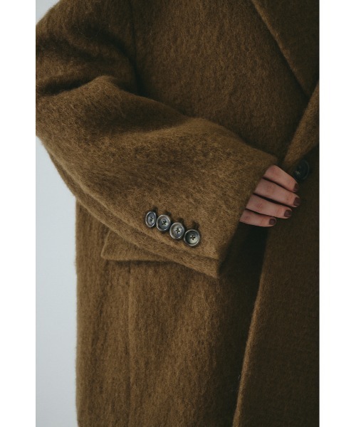 HeRIN.CYE（ヘリンドットサイ）の「Shaggy big jacket　　シャギービッグジャケット（その他アウター・レディース・ブラウン/ベージュ/ライトピンク・38/36）」の5枚目の写真