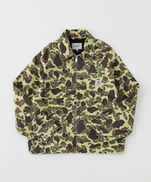 【ドゥロワー】ミリタリージャケット ブルゾン 38 カーキ　シルク混　カモフラ柄 2000～2010年イギリス王立軍の迷彩ブルゾン 2000-2010's British