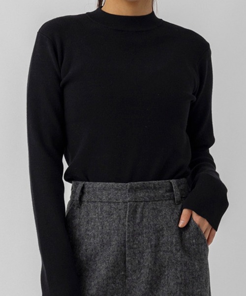 AJUGA.（アジュガ）の「ウォッシャブルニットトップス（ニット/セーター・レディース・オレンジ/ホワイト/ブラック・FREE）」の3枚目の写真