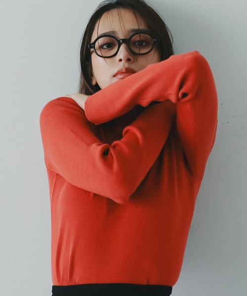 AJUGA.（アジュガ）の「ウォッシャブルニットトップス（ニット/セーター・レディース・オレンジ/ホワイト/ブラック・FREE）」の21枚目の写真