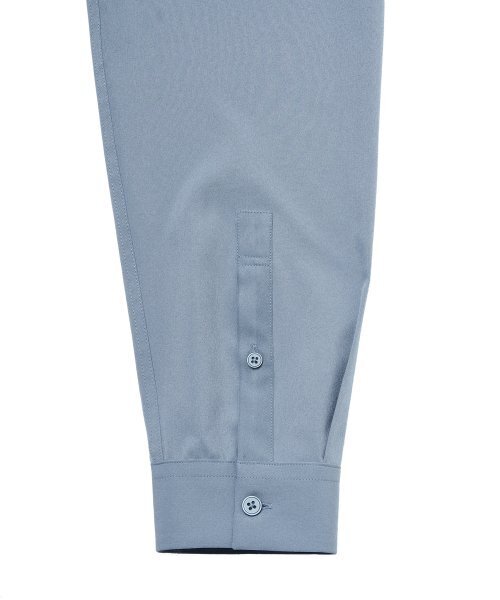 MUSINSA STANDARD（ムシンサスタンダード）の「リラックスフィットシルキーシャツ [グレイッシュブルー]（シャツ/ブラウス・メンズ・その他・SMALL/MEDIUM/LARGE/X-LARGE/XX-LARGE）」の8枚目の写真