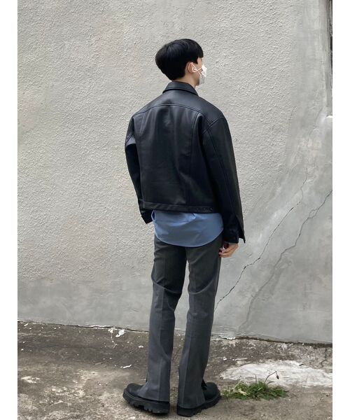 MUSINSA STANDARD（ムシンサスタンダード）の「リラックスフィットシルキーシャツ [グレイッシュブルー]（シャツ/ブラウス・メンズ・その他・SMALL/MEDIUM/LARGE/X-LARGE/XX-LARGE）」の22枚目の写真
