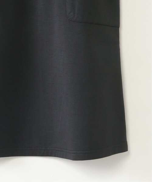 ikka（イッカ）の「【親子コーデ】ポンチジャンスカドッキングワンピース（120~160cm）（ワンピース・キッズ・ブラック/オリーブ・120/130/140/150/160）」の7枚目の写真