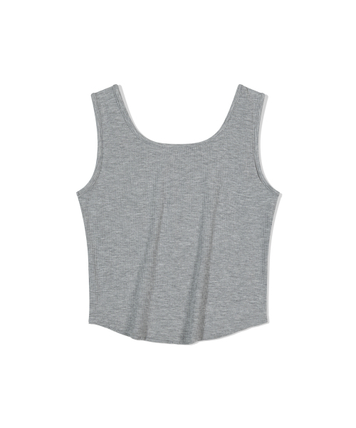 MOAA（モア）の「シェイプ＆リブトップ ノースリーブ（グレー）（Tシャツ/カットソー・レディース・その他・SMALL/MEDIUM）」の3枚目の写真