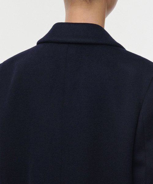 MUSINSA STANDARD WOMAN(ムシンサスタンダードウーマン)の「レディースカシミアブレンドダブルチェスターロングコート【ネイビー】(チェスターコート・レディース・その他・SMALL/MEDIUM/LARGE/X-SMALL)」の5枚目の写真