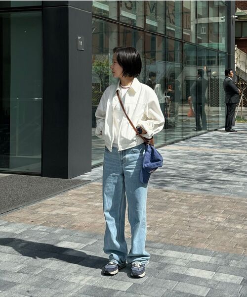 MUSINSA STANDARD WOMAN（ムシンサスタンダードウーマン）の「ウィメンズ ローライズワイドデニムパンツ [ライトインディゴ]（デニムパンツ・レディース・その他・27/28/29/30/24/25/26）」の12枚目の写真