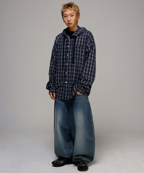 SCALLYWAG（スカリーワグ）の「Swing Balloon Fit Denim [Indigo]（デニムパンツ・レディース・その他・LARGE/X-LARGE/SMALL/MEDIUM）」の3枚目の写真