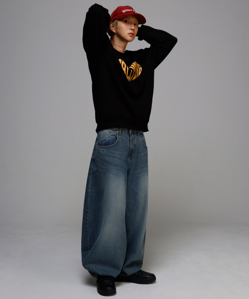 SCALLYWAG（スカリーワグ）の「Swing Balloon Fit Denim [Indigo]（デニムパンツ・レディース・その他・LARGE/X-LARGE/SMALL/MEDIUM）」の5枚目の写真