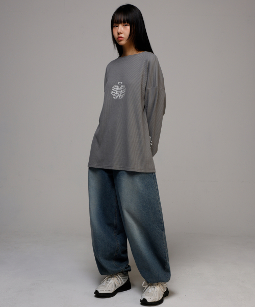 SCALLYWAG（スカリーワグ）の「Swing Balloon Fit Denim [Indigo]（デニムパンツ・レディース・その他・LARGE/X-LARGE/SMALL/MEDIUM）」の7枚目の写真