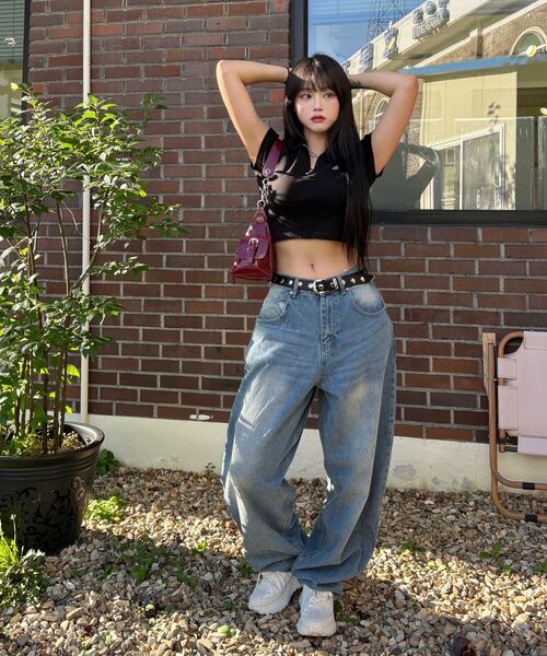 SCALLYWAG（スカリーワグ）の「Swing Balloon Fit Denim [Indigo]（デニムパンツ・レディース・その他・LARGE/X-LARGE/SMALL/MEDIUM）」の18枚目の写真