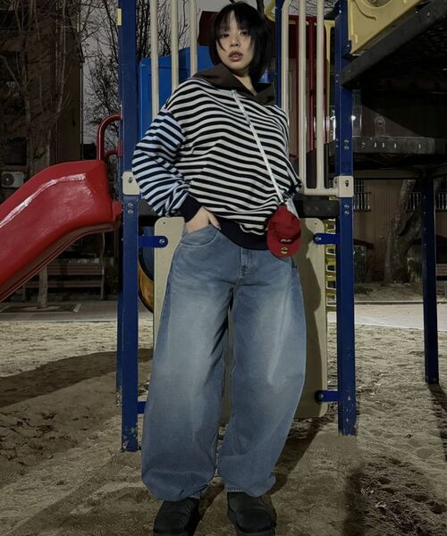 SCALLYWAG（スカリーワグ）の「スイングバルーンフィットデニム[インディゴ]（デニムパンツ・レディース・その他・LARGE/X-LARGE/SMALL/MEDIUM）」の19枚目の写真