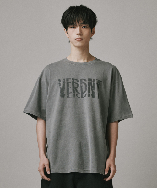 Verdnt(バーダント)の「スペルピグメント半袖Tシャツ【ライトグレー】(Tシャツ/カットソー・レディース・ライトグレー・SMALL/MEDIUM/LARGE)」の2枚目の写真