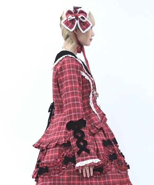 Chalmiere（シャルミエール）の「タータンチェックジャケット