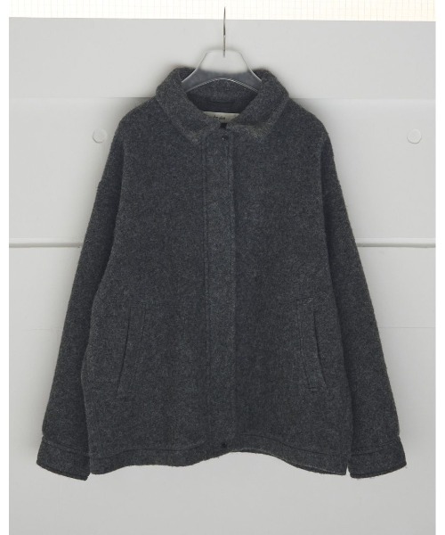 anuke（アンヌーク）の「anuke Sliver Zip Blouzon 62520201（ブルゾン・レディース・チャコールグレー/ブラウン・38/36）」の13枚目の写真