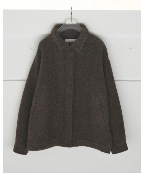 anuke（アンヌーク）の「anuke Sliver Zip Blouzon 62520201（ブルゾン・レディース・チャコールグレー/ブラウン・38/36）」の16枚目の写真