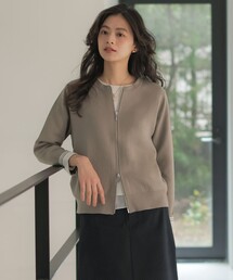 INTERLOCK ニット ブルゾン