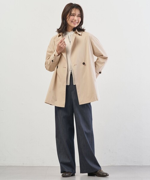 J.PRESS(ジェイプレス)の「INTERLOCK ニット ブルゾン(ブルゾン・レディース・ベージュ系/ネイビー系/ブラウン系・T13/T15)」の11枚目の写真