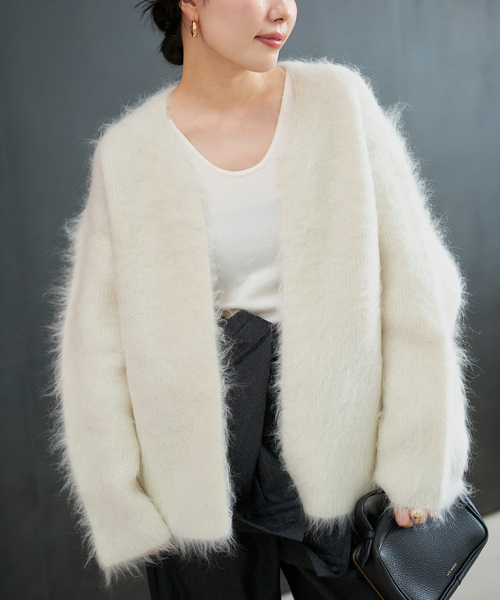 R'IAM シャギーカーディガン（カーディガン/ボレロ）｜Plage